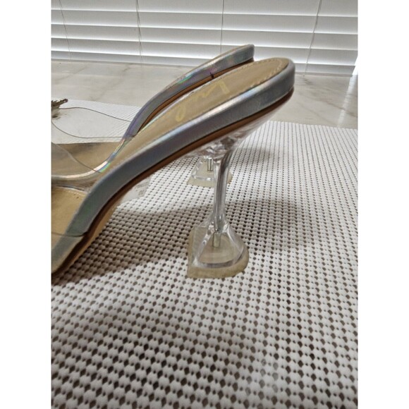LULUS Clear PVC Rhinestone Slingback Pumps Womens Size 10 - Picture 5 of 8